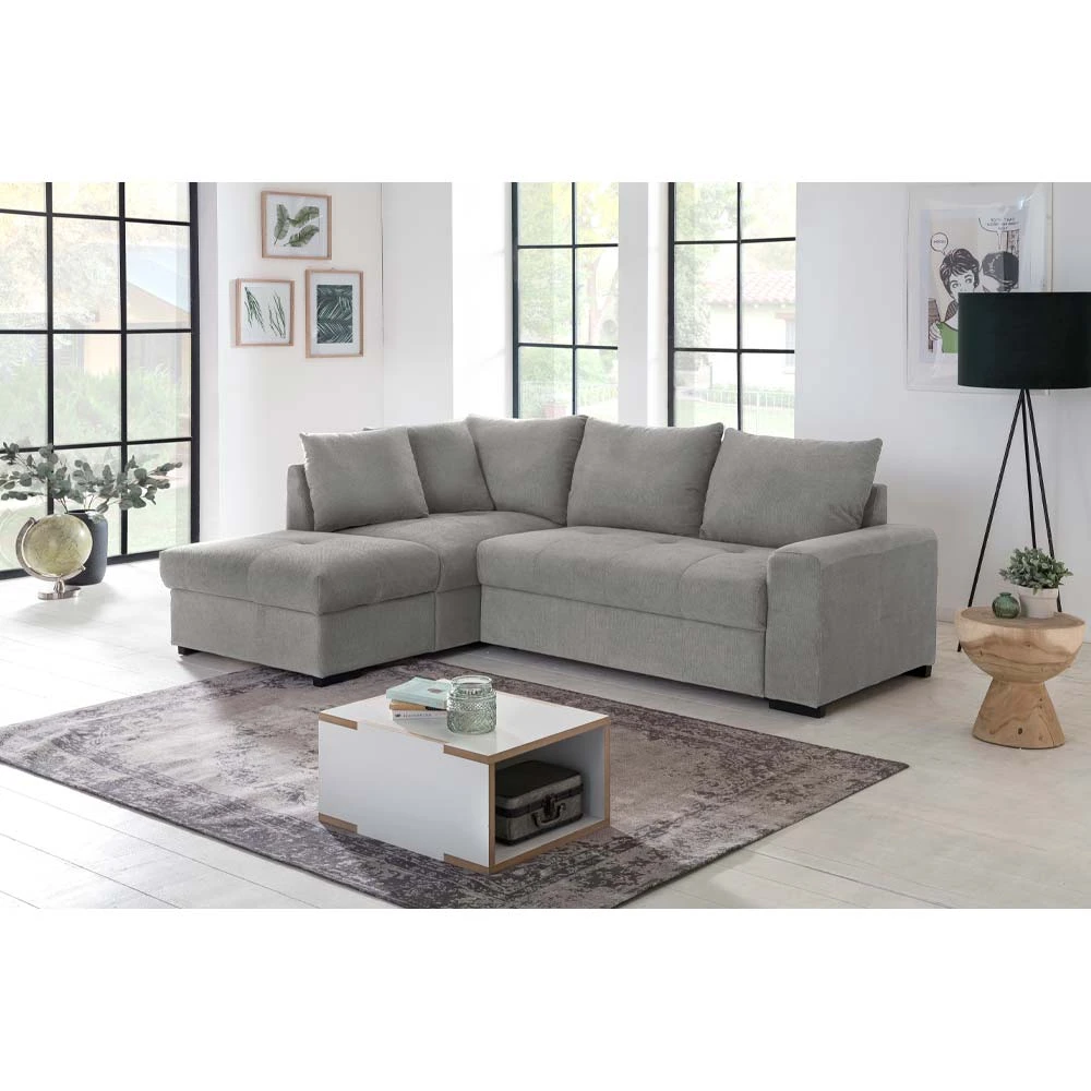 LIBERTA BILL ΚΑΝΑΠΕΣ ΚΡΕΒΑΤΙ ΓΩΝΙΑ ΑΡΙΣΤΕΡΗ ΓΚΡΙ 241x173x94