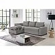LIBERTA BILL ΚΑΝΑΠΕΣ ΚΡΕΒΑΤΙ ΓΩΝΙΑ ΑΡΙΣΤΕΡΗ ΓΚΡΙ 241x173x94