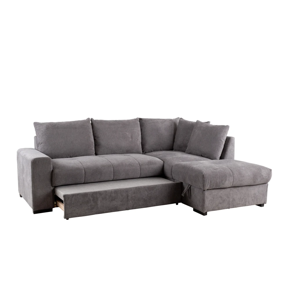 LIBERTA BILL ΚΑΝΑΠΕΣ ΚΡΕΒΑΤΙ ΓΩΝΙΑ ΔΕΞΙΑ STONE 241x173x94