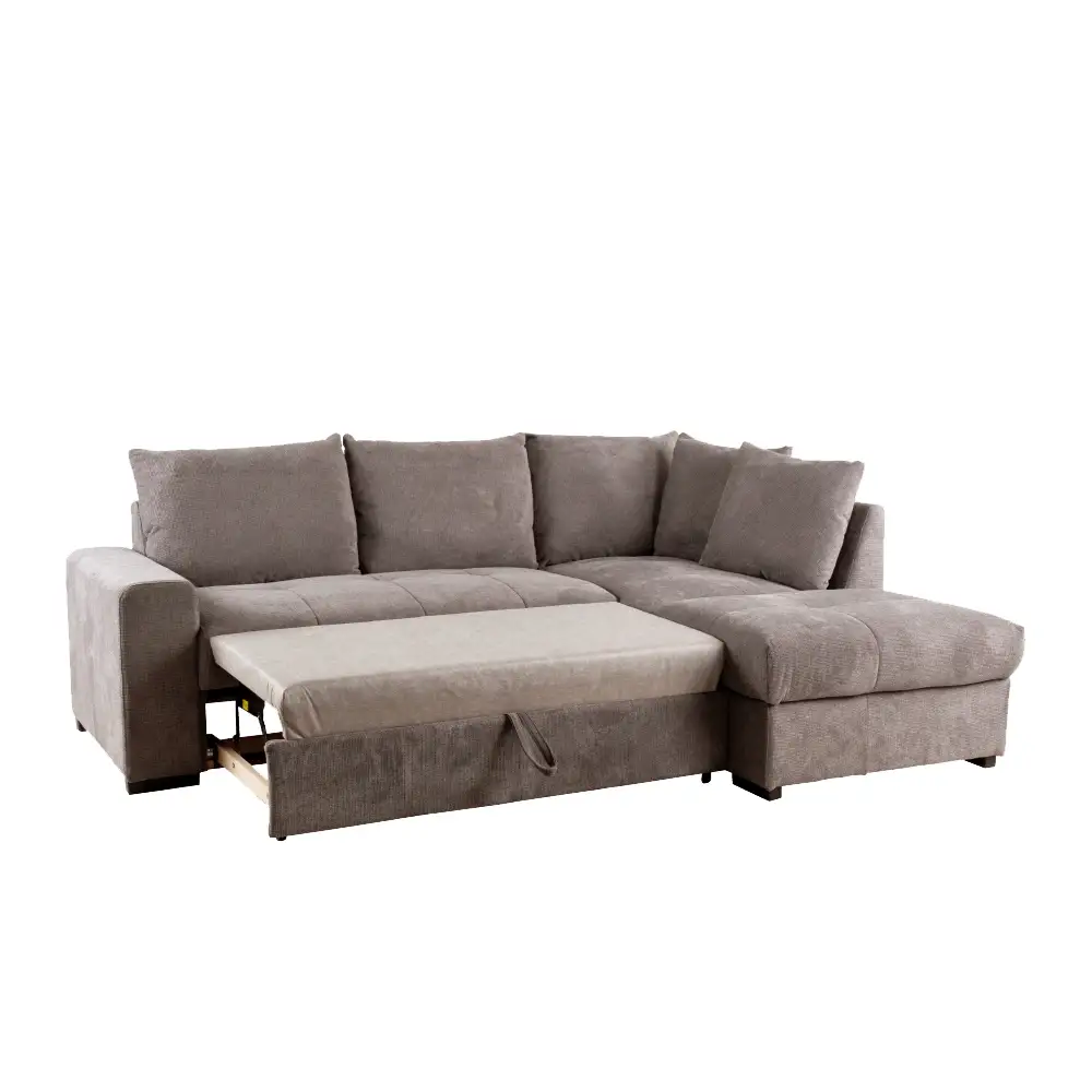 LIBERTA BILL ΚΑΝΑΠΕΣ ΚΡΕΒΑΤΙ ΓΩΝΙΑ ΔΕΞΙΑ TAUPE 241x173x94