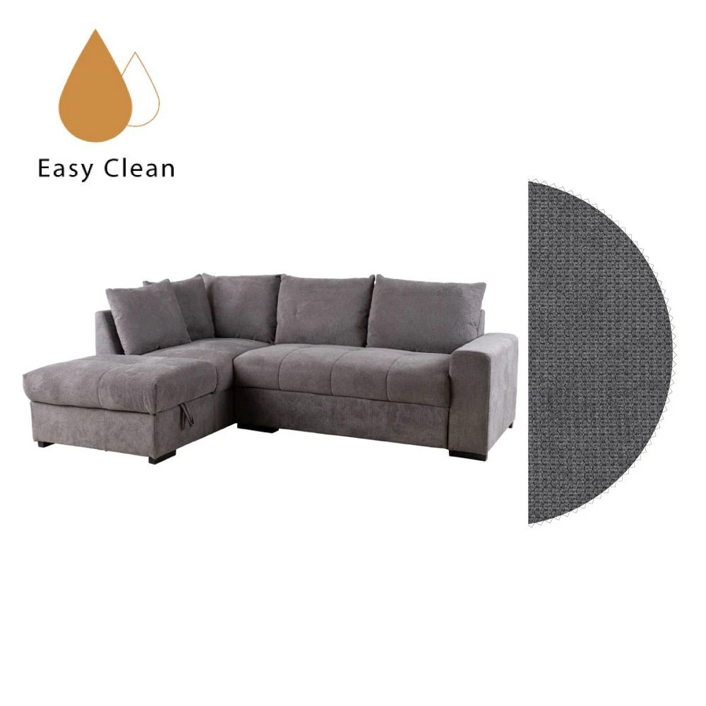 LIBERTA BILL ΚΑΝΑΠΕΣ ΚΡΕΒΑΤΙ ΓΩΝΙΑ ΑΡΙΣΤΕΡΗ STONE 241x173x94