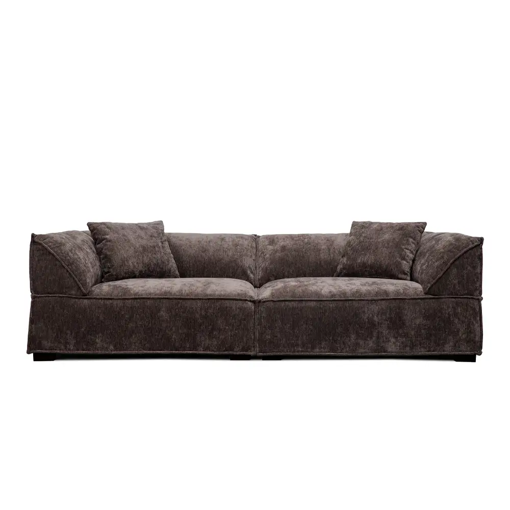 LIBERTA RULER ΚΑΝΑΠΕΣ 3ΘΕΣΙΟΣ COFFEE 243x101x69cm