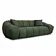 LIBERTA BOSSANOVA ΚΑΝΑΠΕΣ 3ΘΕΣΙΟΣ ΠΡΑΣΙΝΟ ΣΚΟΥΡΟ 255x115x71cm