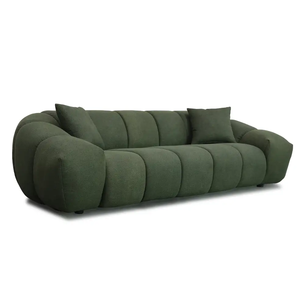 LIBERTA BOSSANOVA ΚΑΝΑΠΕΣ 3ΘΕΣΙΟΣ ΠΡΑΣΙΝΟ ΣΚΟΥΡΟ 255x115x71cm