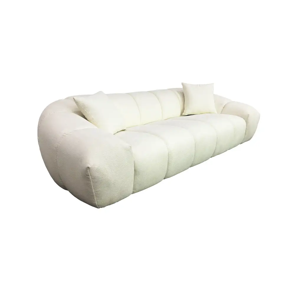 LIBERTA BOSSANOVA ΚΑΝΑΠΕΣ 3ΘΕΣΙΟΣ OFF WHITE 255x115x71cm