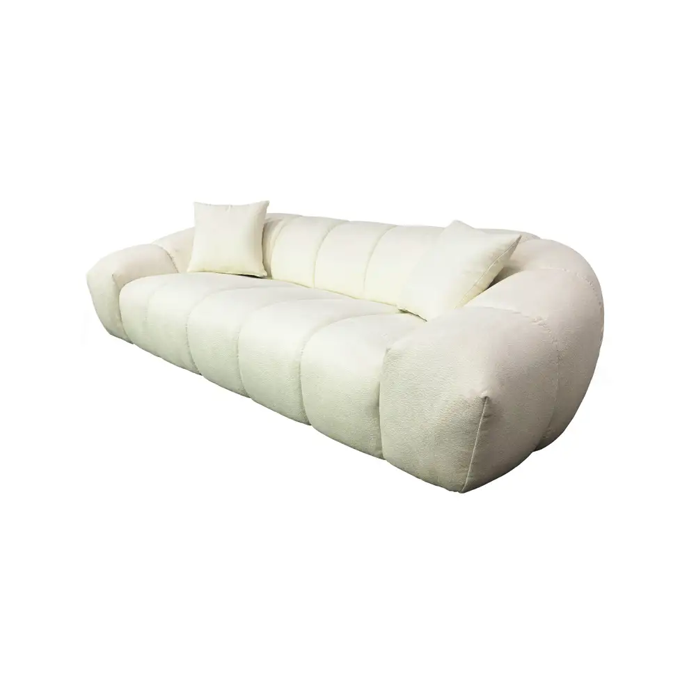 LIBERTA BOSSANOVA ΚΑΝΑΠΕΣ 3ΘΕΣΙΟΣ OFF WHITE 255x115x71cm