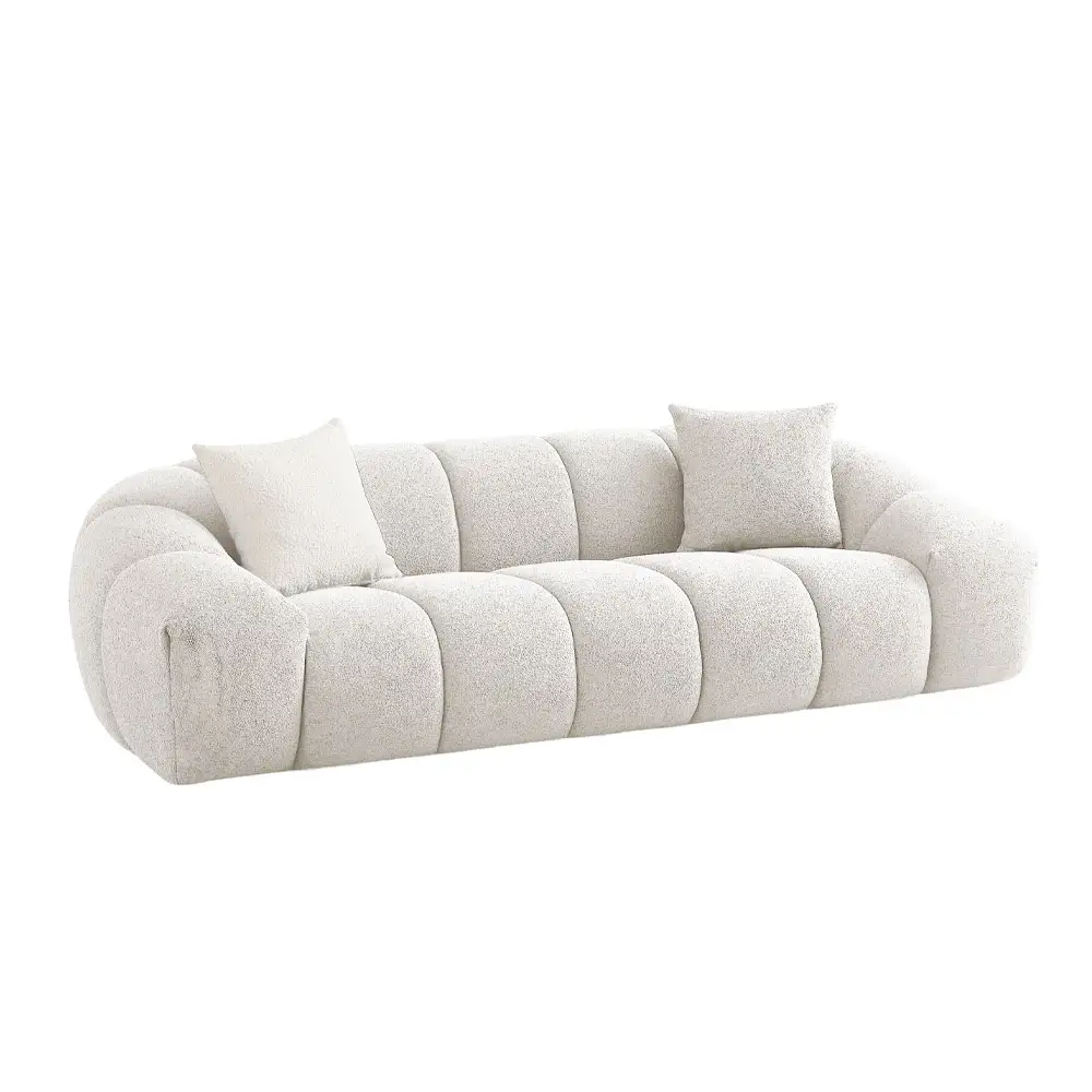 LIBERTA BOSSANOVA ΚΑΝΑΠΕΣ 3ΘΕΣΙΟΣ OFF WHITE 255x115x71cm