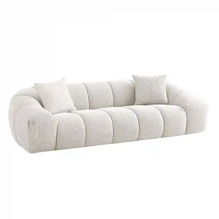LIBERTA BOSSANOVA ΚΑΝΑΠΕΣ 3ΘΕΣΙΟΣ OFF WHITE 255x115x71cm