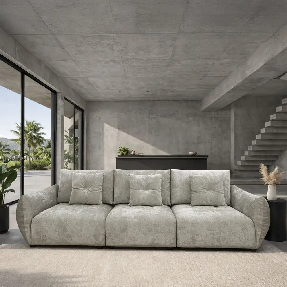 LIBERTA PILLOW ΚΑΝΑΠΕΣ 3ΘΕΣΙΟΣ GREZ 313x100x89cm