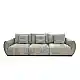 LIBERTA PILLOW ΚΑΝΑΠΕΣ 3ΘΕΣΙΟΣ GREZ 313x100x89cm