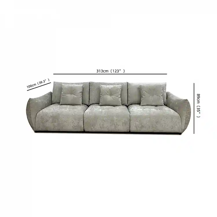 LIBERTA PILLOW ΚΑΝΑΠΕΣ 3ΘΕΣΙΟΣ GREZ 313x100x89cm