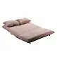 LIBERTA FUTON ΚΑΝΑΠΕΣ ΚΡΕΒΑΤΙ 2ΘΕΣΙΟΣ ΑΝΑΔΙΠΛΟΥΜΕΝΟΣ TERRACOTTA BEIGE ΜΕ PATTERN 141x87x76cm
