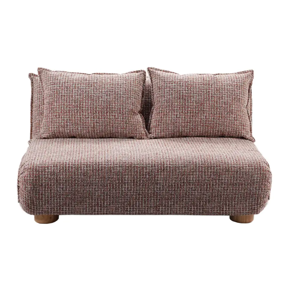 LIBERTA FUTON ΚΑΝΑΠΕΣ ΚΡΕΒΑΤΙ 2ΘΕΣΙΟΣ ΑΝΑΔΙΠΛΟΥΜΕΝΟΣ TERRACOTTA BEIGE ΜΕ PATTERN 141x87x76cm