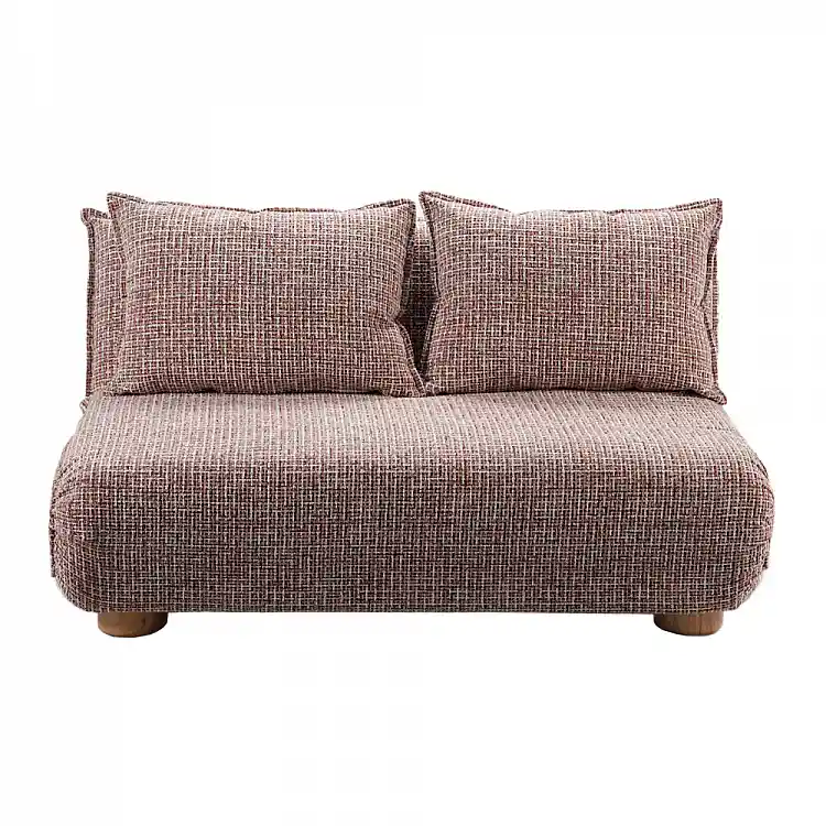 LIBERTA FUTON ΚΑΝΑΠΕΣ ΚΡΕΒΑΤΙ 2ΘΕΣΙΟΣ ΑΝΑΔΙΠΛΟΥΜΕΝΟΣ TERRACOTTA BEIGE ΜΕ PATTERN 141x87x76cm