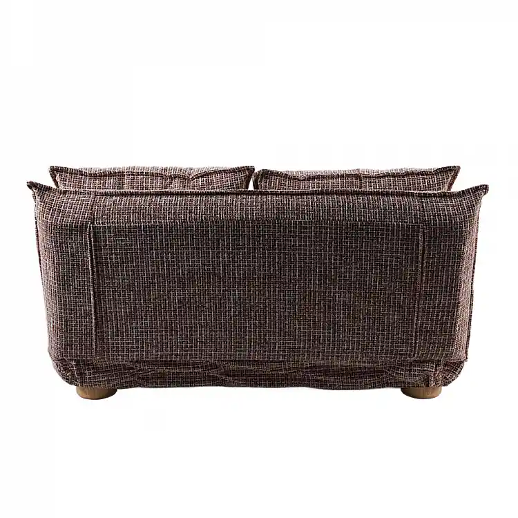 LIBERTA FUTON ΚΑΝΑΠΕΣ ΚΡΕΒΑΤΙ 2ΘΕΣΙΟΣ ΑΝΑΔΙΠΛΟΥΜΕΝΟΣ TERRACOTTA BEIGE ΜΕ PATTERN 141x87x76cm