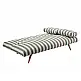 LIBERTA LA SPEZIA ΚΑΝΑΠΕΣ ΚΡΕΒΑΤΙ 3ΘΕΣΙΟΣ OFF WHITE ΛΑΔΙ 188x81x88cm