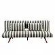 LIBERTA LA SPEZIA ΚΑΝΑΠΕΣ ΚΡΕΒΑΤΙ 3ΘΕΣΙΟΣ OFF WHITE ΛΑΔΙ 188x81x88cm