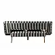 LIBERTA LA SPEZIA ΚΑΝΑΠΕΣ ΚΡΕΒΑΤΙ 3ΘΕΣΙΟΣ OFF WHITE ΛΑΔΙ 188x81x88cm