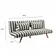 LIBERTA LA SPEZIA ΚΑΝΑΠΕΣ ΚΡΕΒΑΤΙ 3ΘΕΣΙΟΣ OFF WHITE ΛΑΔΙ 188x81x88cm