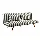 LIBERTA LA SPEZIA ΚΑΝΑΠΕΣ ΚΡΕΒΑΤΙ 3ΘΕΣΙΟΣ OFF WHITE ΛΑΔΙ 188x81x88cm