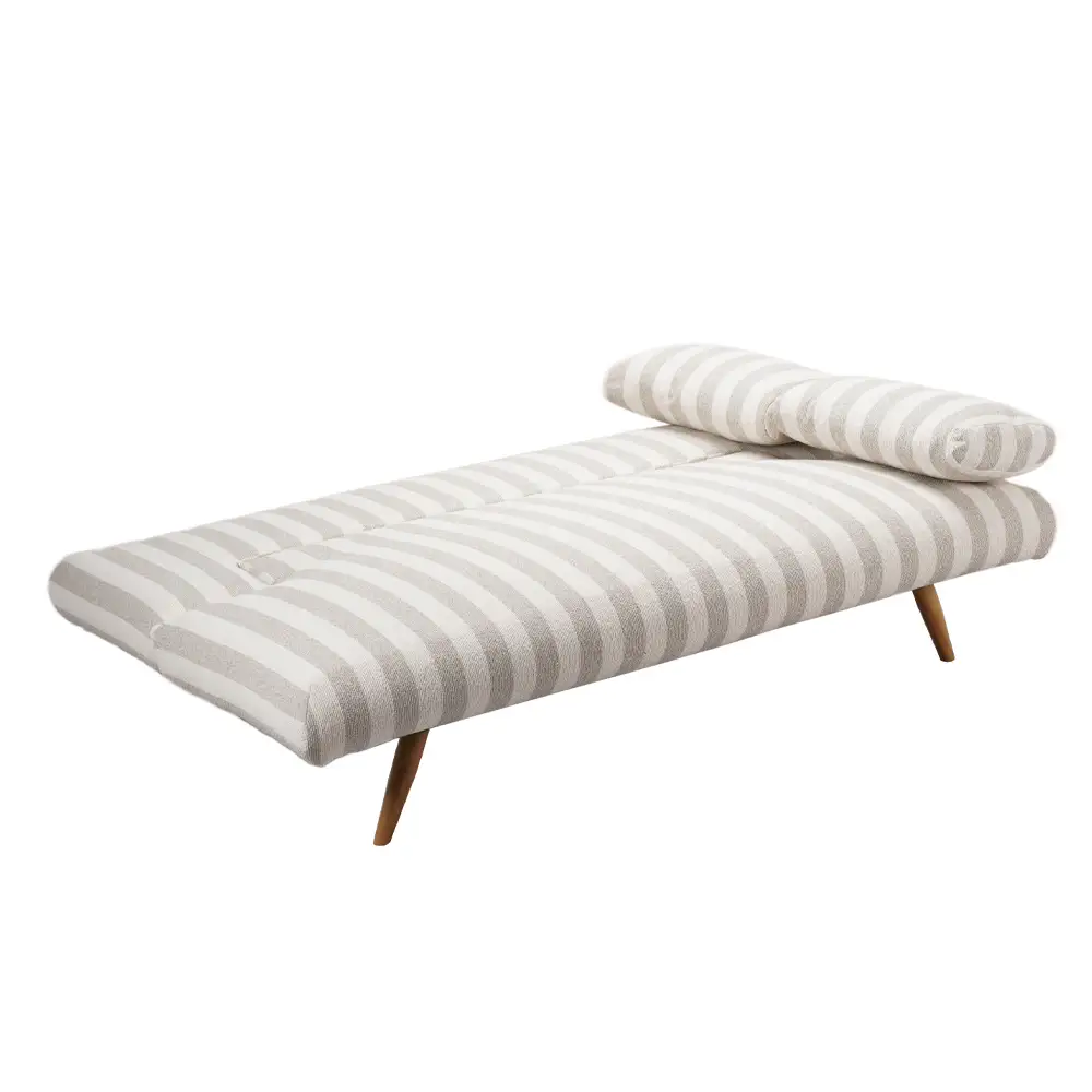 LIBERTA LA SPEZIA ΚΑΝΑΠΕΣ ΚΡΕΒΑΤΙ 3ΘΕΣΙΟΣ OFF WHITE BEIGE 188x81x88cm