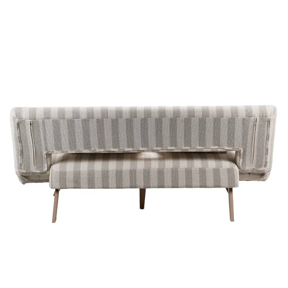 LIBERTA LA SPEZIA ΚΑΝΑΠΕΣ ΚΡΕΒΑΤΙ 3ΘΕΣΙΟΣ OFF WHITE BEIGE 188x81x88cm