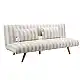 LIBERTA LA SPEZIA ΚΑΝΑΠΕΣ ΚΡΕΒΑΤΙ 3ΘΕΣΙΟΣ OFF WHITE BEIGE 188x81x88cm