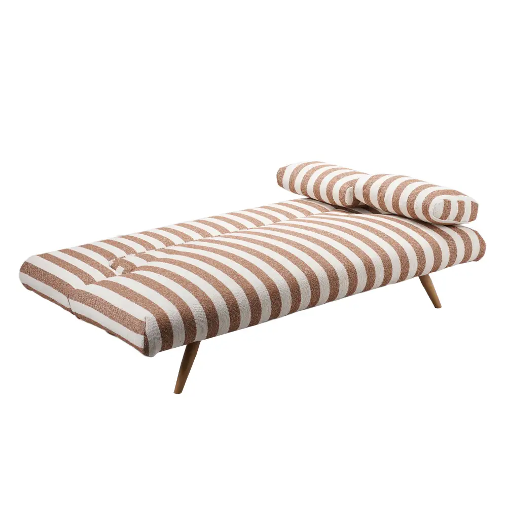 LIBERTA LA SPEZIA ΚΑΝΑΠΕΣ ΚΡΕΒΑΤΙ 3ΘΕΣΙΟΣ OFF WHITE TERRACOTTA 188x81x88cm