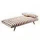 LIBERTA LA SPEZIA ΚΑΝΑΠΕΣ ΚΡΕΒΑΤΙ 3ΘΕΣΙΟΣ OFF WHITE TERRACOTTA 188x81x88cm