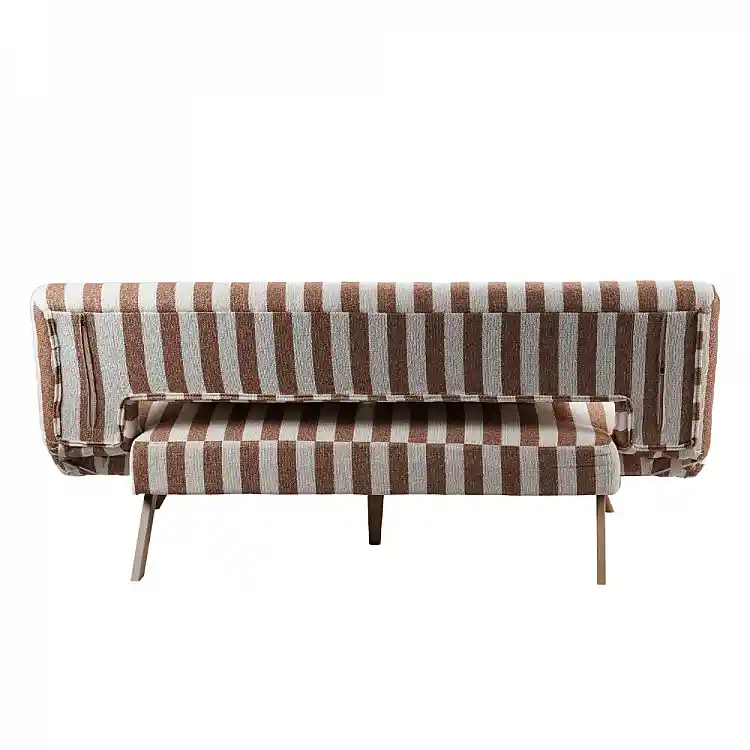 LIBERTA LA SPEZIA ΚΑΝΑΠΕΣ ΚΡΕΒΑΤΙ 3ΘΕΣΙΟΣ OFF WHITE TERRACOTTA 188x81x88cm