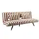 LIBERTA LA SPEZIA ΚΑΝΑΠΕΣ ΚΡΕΒΑΤΙ 3ΘΕΣΙΟΣ OFF WHITE TERRACOTTA 188x81x88cm