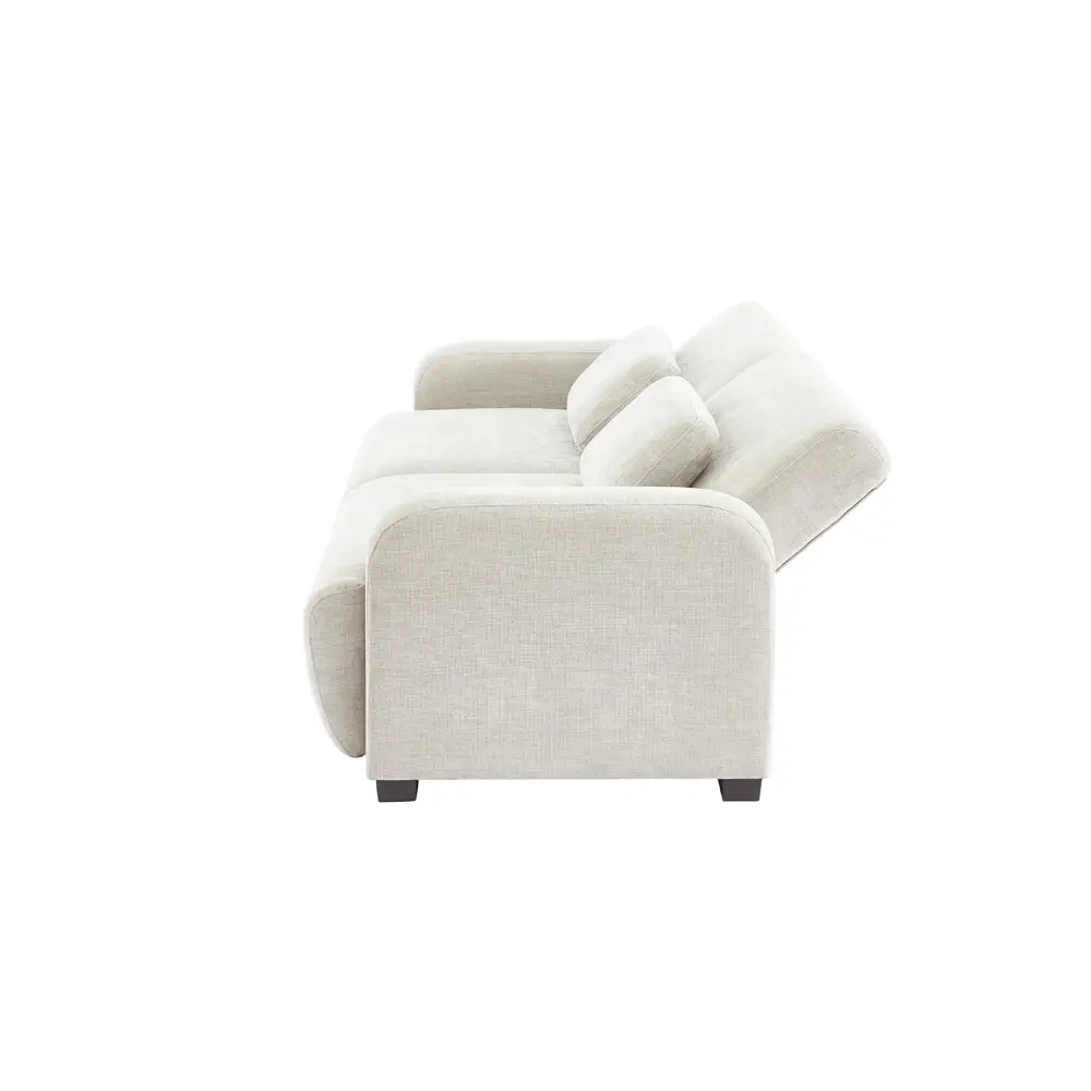 LIBERTA NUBO ΚΑΝΑΠΕΣ ΚΡΕΒΑΤΙ 3ΘΕΣΙΟΣ OFF WHITE 213x93x86cm