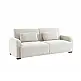 LIBERTA NUBO ΚΑΝΑΠΕΣ ΚΡΕΒΑΤΙ 3ΘΕΣΙΟΣ OFF WHITE 213x93x86cm