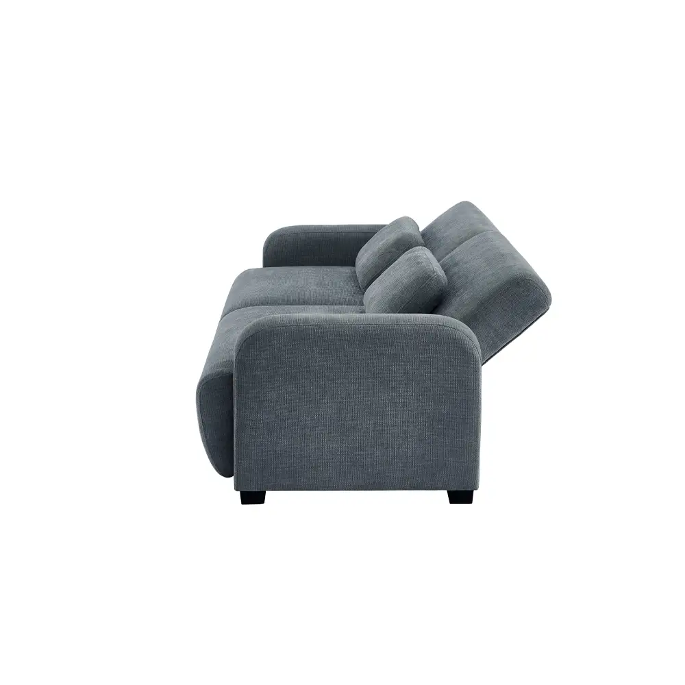 LIBERTA NUBO ΚΑΝΑΠΕΣ ΚΡΕΒΑΤΙ 3ΘΕΣΙΟΣ ΓΚΡΙ 213x93x86cm
