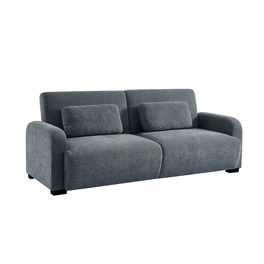 LIBERTA NUBO ΚΑΝΑΠΕΣ ΚΡΕΒΑΤΙ 3ΘΕΣΙΟΣ ΓΚΡΙ 213x93x86cm