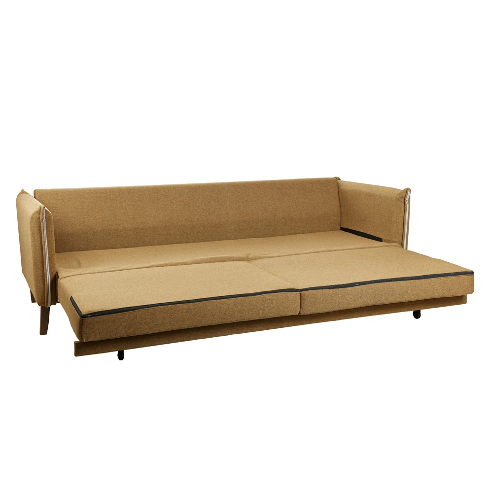 LIBERTA COMMODO ΚΑΝΑΠΕΣ ΚΡΕΒΑΤΙ 3ΘΕΣΙΟΣ CAMEL BEIGE 230x81x88