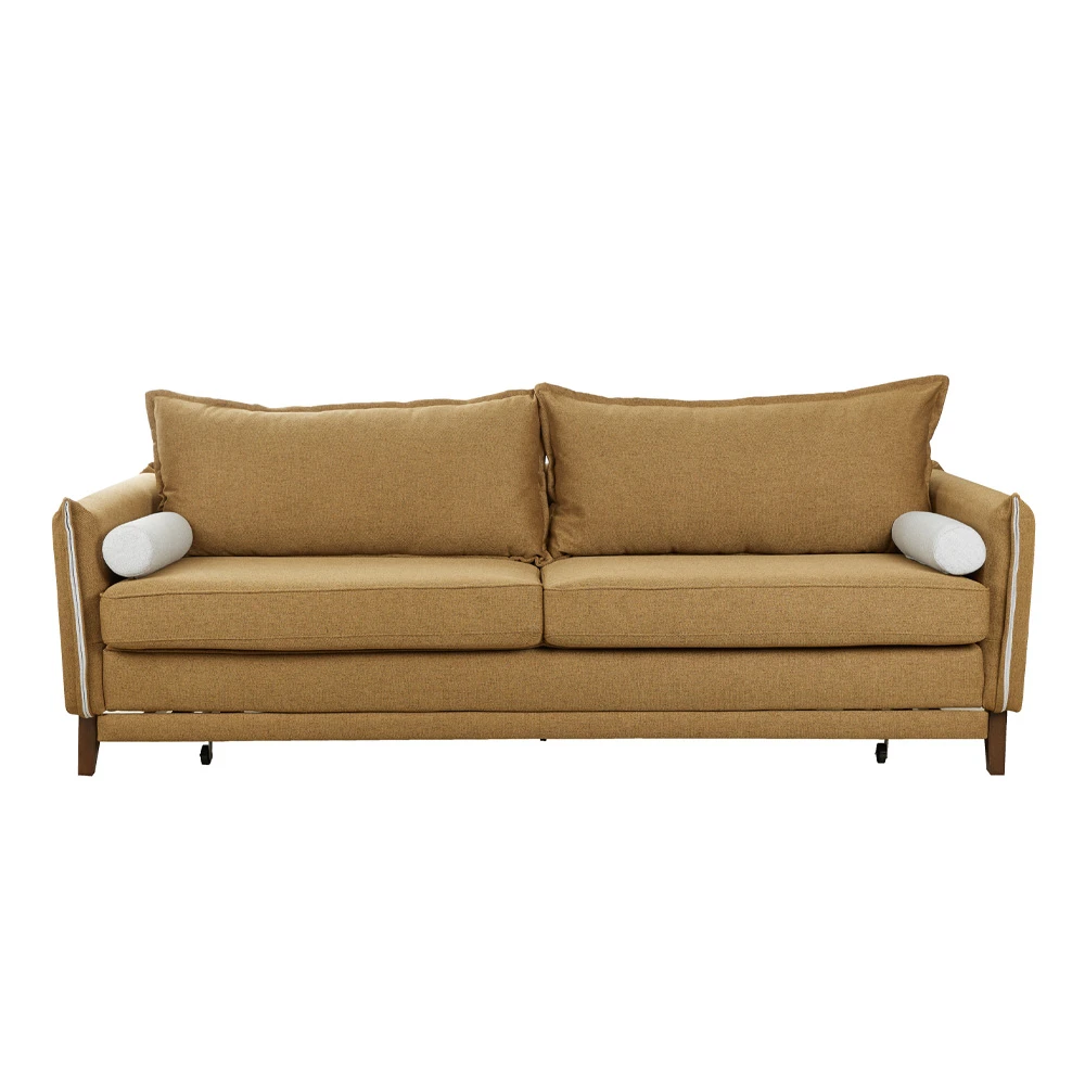 LIBERTA COMMODO ΚΑΝΑΠΕΣ ΚΡΕΒΑΤΙ 3ΘΕΣΙΟΣ CAMEL BEIGE 230x81x88