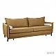 LIBERTA COMMODO ΚΑΝΑΠΕΣ ΚΡΕΒΑΤΙ 3ΘΕΣΙΟΣ CAMEL BEIGE 230x81x88