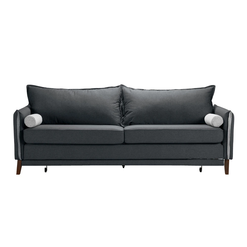LIBERTA COMMODO ΚΑΝΑΠΕΣ ΚΡΕΒΑΤΙ 3ΘΕΣΙΟΣ ΑΝΘΡΑΚΙ ΓΚΡΙ 230x81x88