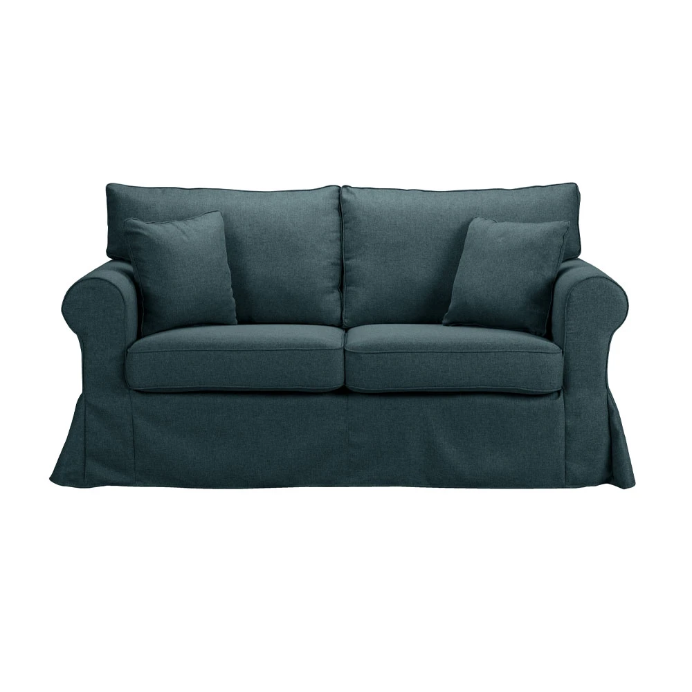 LIBERTA ASHLEY ΚΑΝΑΠΕΣ 2ΘΕΣΙΟΣ ΜΕ ΑΠΟΣΥΡΟΜΕΝΟ ΜΠΛΕ 173x85x95