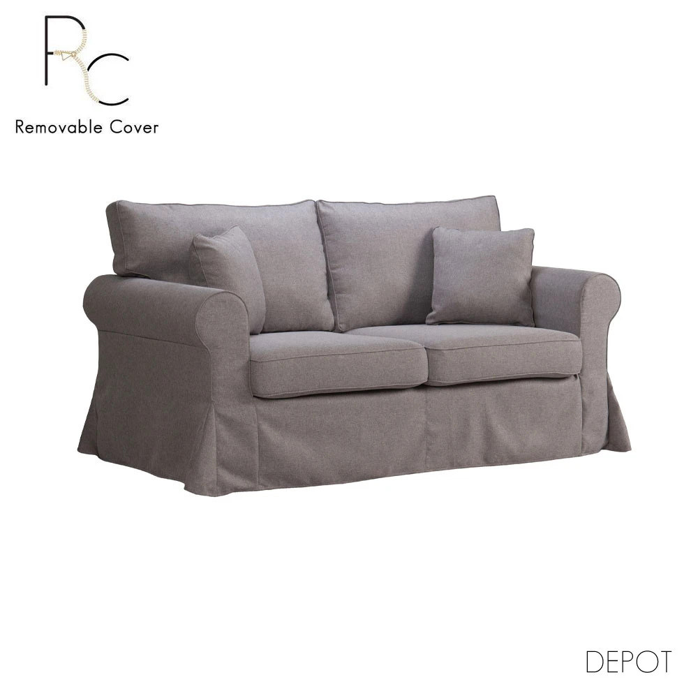 LIBERTA ASHLEY ΚΑΝΑΠΕΣ 2ΘΕΣΙΟΣ ΜΕ ΑΠΟΣΥΡΟΜΕΝΟ ΓΚΡΙ 173x85x95