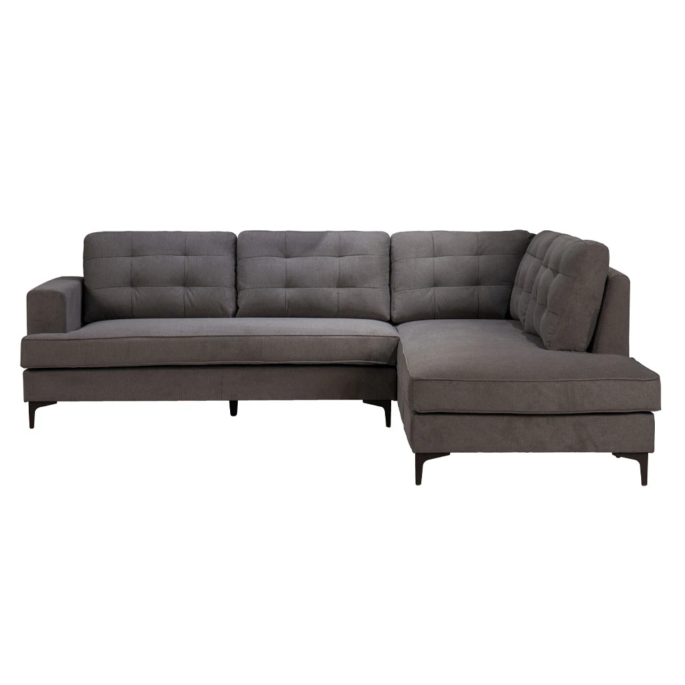LIBERTA AMSTERDAM ΚΑΝΑΠΕΣ ΓΩΝΙΑ ΔΕΞΙΑ ΓΚΡΙ 264x200x87