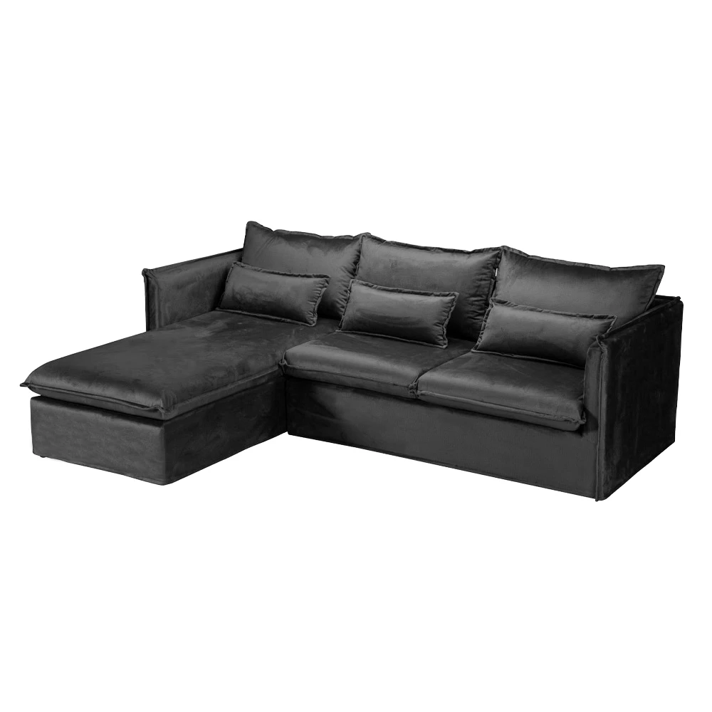 LIBERTA ONE ONLY ΚΑΝΑΠΕΣ ΓΩΝΙΑ ΑΡΙΣΤΕΡΗ ΓΚΡΙ 258x180x90
