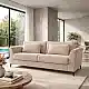 LIBERTA COCOON ΚΑΝΑΠΕΣ ΚΡΕΒΑΤΙ 3ΘΕΣΙΟΣ BEIGE LINCOLN 03 208x94x92cm