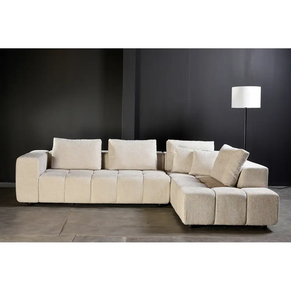LIBERTA TOMOS ΚΑΝΑΠΕΣ ΓΩΝΙΑ ΔΕΞΙΑ BEIGE LEGASY 15 298x200x85cm