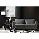 LIBERTA COCOON ΚΑΝΑΠΕΣ ΚΡΕΒΑΤΙ 3ΘΕΣΙΟΣ ΓΚΡΙ LINCOLN 90 208x94x92cm
