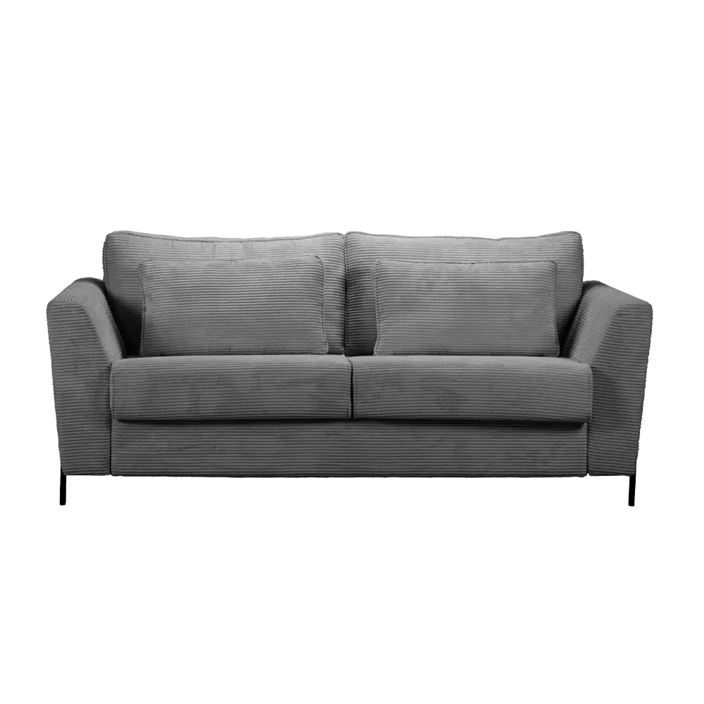 LIBERTA COCOON ΚΑΝΑΠΕΣ ΚΡΕΒΑΤΙ 3ΘΕΣΙΟΣ ΓΚΡΙ LINCOLN 90 208x94x92cm