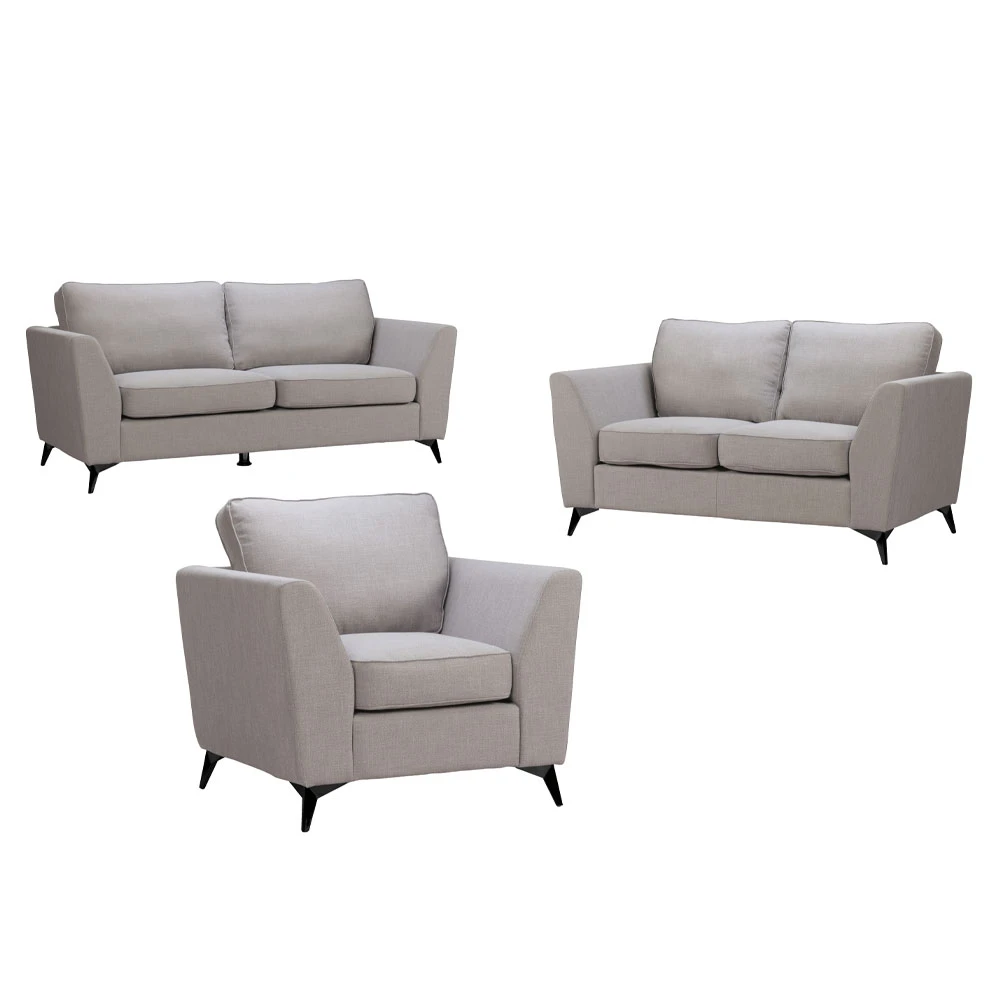 LIBERTA BOEL ΚΑΝΑΠΕΣ 3ΘΕΣΙΟΣ ΓΚΡΙ 200x86x92 LIBERTA BOEL ΚΑΝΑΠΕΣ 3ΘΕΣΙΟΣ ΓΚΡΙ 200x86x92