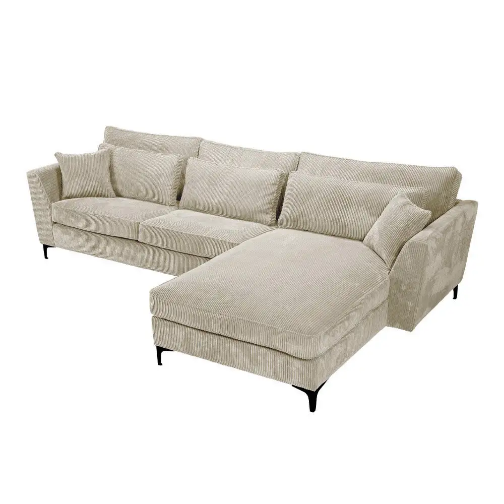 LIBERTA FOREVER ΚΑΝΑΠΕΣ ΓΩΝΙΑ ΔΕΞΙΑ BEIGE LINCOLN 03 316x185x92cm