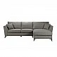 LIBERTA BOEL ΚΑΝΑΠΕΣ ΓΩΝΙΑ ΔΕΞΙΑ ΓΚΡΙ 280x170x92
